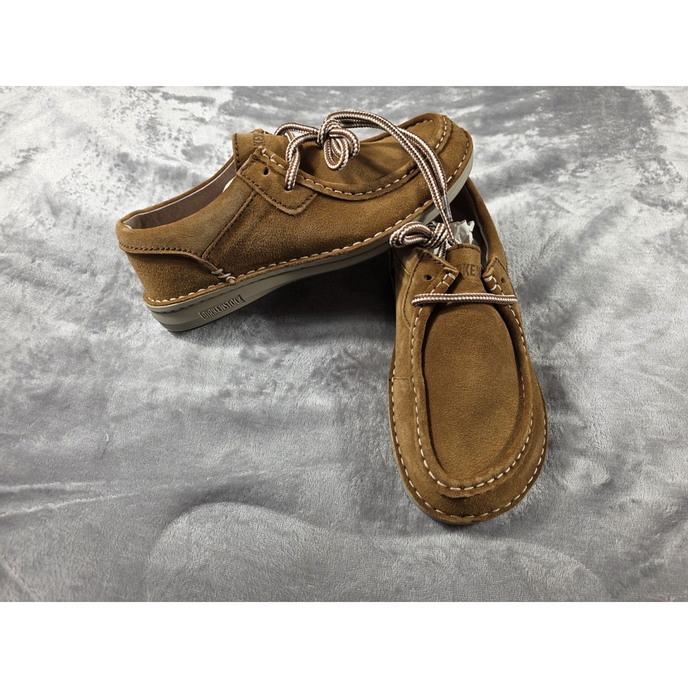 Birkenstock Pasadena Women's Shoes Sz 36/U.S 5-5.5/ Nut Suede Moccasin NEW w/BOX